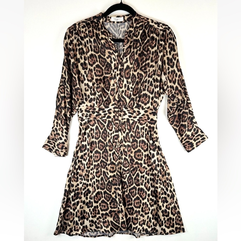 Equipment leopard Dress Pockets Size 2